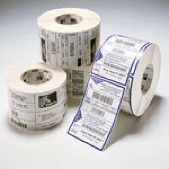 Zebra 12-Pack Label DT 4X6 475/ROLL PE DQP 3000 Blanc Étiquette à imprimer