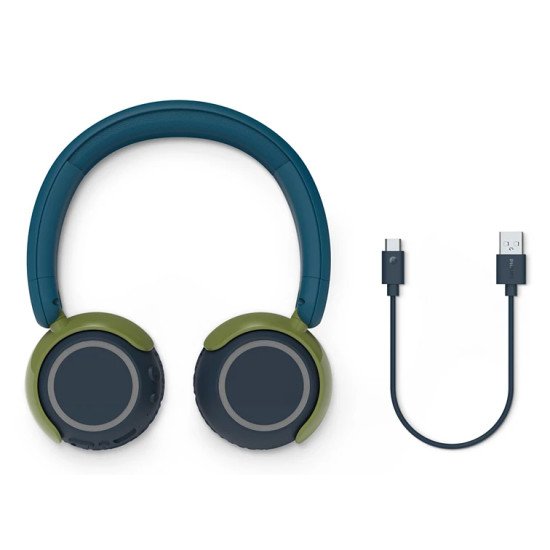 Philips 4000 series TAK4200CT/00 casque Sans fil Arceau Appels/Musique Bluetooth Bleu, Vert