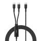 Belkin CAC004HQ1.5MBK câble USB USB 2.0 1,5 m USB C 2 x USB C Noir