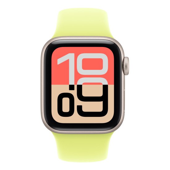 Apple MFFT4ZM/A accessoire intelligent à porter sur soi Bande Jaune Fluoroélastomère Apple MFFT4ZM/A accessoire intelligent à porter sur soi Bande Jaune Fluoroélastomère