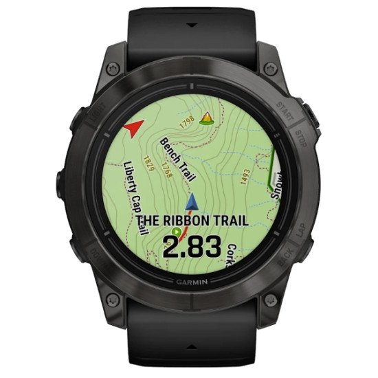 Garmin epix Pro (Gen 2) 3,56 cm (1.4") AMOLED 51 mm Numérique 454 x 454 pixels Écran tactile Noir, Gris Wifi GPS (satellite)