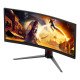 AOC G4 CU34G4ZCA écran PC 86,4 cm (34") 3440 x 1440 pixels Wide Quad HD Noir, Rouge