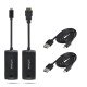StarTech.com Extension Sans Fil USB-C vers HDMI pour Salles de Réunion et Espaces de Travail Collaboratifs, 4K 60Hz, Portée de 20m, Alimentation par USB, Kit Émetteur-Récepteur Plug-and-Play
