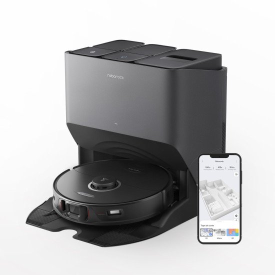 Roborock S8 Pro Ultra robot aspirateur 0,35 L Sans sac Noir Roborock S8 Pro Ultra robot aspirateur 0,35 L Sans sac Noir