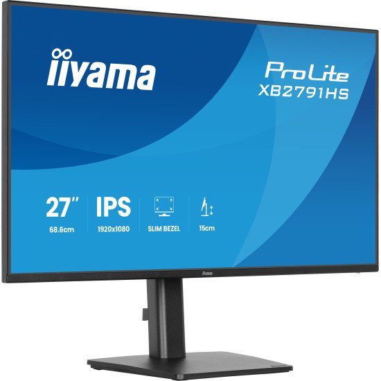 iiyama ProLite XB2791HS-B1 écran PC 68,6 cm (27") 1920 x 1080 pixels Full HD LED Noir