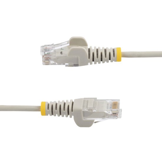 StarTech.com Câble Ethernet CAT6 Gris Fin de 10m, Sans Accroc, 100W PoE, UTP, LSZH, Fil de Cuivre Pur 28AWG, Cordon Patch Réseau RJ45 avec Serre-Câble, Contrôlé Fluke StarTech.com Câble Ethernet CAT6 Gris Fin de 10m, Sans Accroc, 100W PoE, UTP, LSZH, Fil de Cuivre Pur 28AWG, Cordon Patch Réseau RJ45 avec Serre-Câble, Contrôlé Fluke