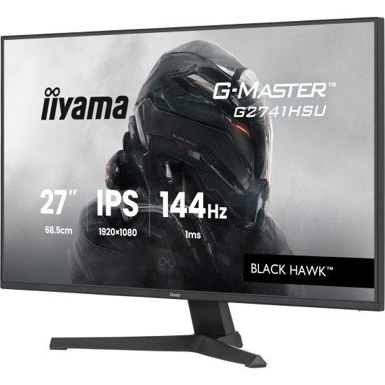 iiyama G-MASTER G2741HSU-B1 écran PC 68,6 cm (27") 1920 x 1080 pixels Full HD Noir iiyama G-MASTER G2741HSU-B1 écran PC 68,6 cm (27") 1920 x 1080 pixels Full HD Noir