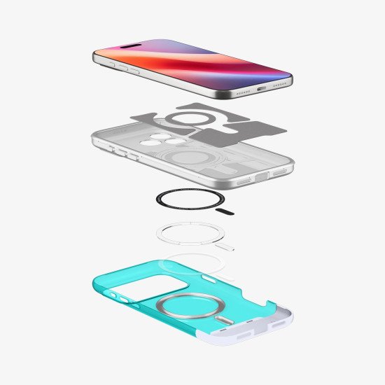 Spigen Classic C1 (MagFit) coque de protection pour téléphones portables 16 cm (6.3") Housse Bleu Spigen Classic C1 (MagFit) coque de protection pour téléphones portables 16 cm (6.3") Housse Bleu