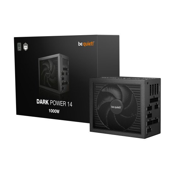 be quiet! Dark Power 14 1000 W | Alimentation ATX 3.1 | refroidissement actif ou mode semi-passif | 80 Plus Titanium