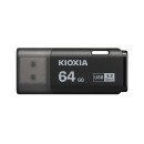 Kioxia LU301K064GG4 lecteur USB flash 64 Go USB Type-A 3.2 Gen 1 (3.1 Gen 1) Noir