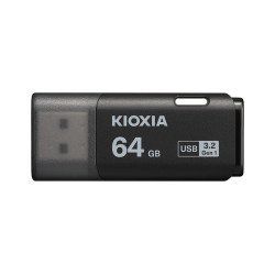 Kioxia LU301K064GG4 lecteur USB flash 64 Go USB Type-A 3.2 Gen 1 (3.1 Gen 1) Noir