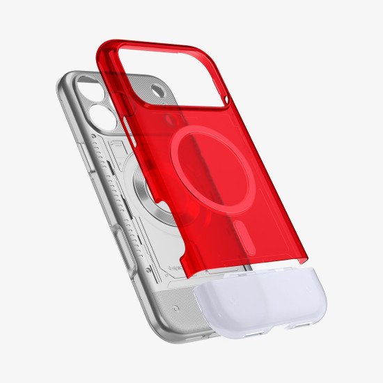 Spigen Classic C1 (MagFit) coque de protection pour téléphones portables 16 cm (6.3") Housse Rouge Spigen Classic C1 (MagFit) coque de protection pour téléphones portables 16 cm (6.3") Housse Rouge