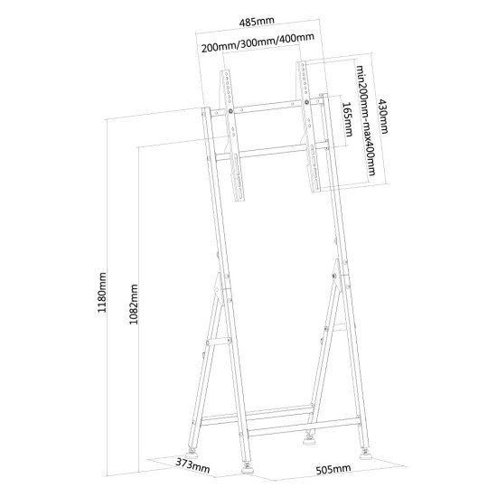 Newstar PLASMA-M1000 Meuble pour écrans plat