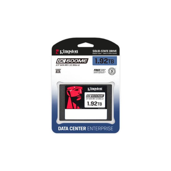 Kingston Technology SSD SATA Enterprise DC600ME (usage mixte) 2,5” de 1 920 Go Kingston Technology SSD SATA Enterprise DC600ME (usage mixte) 2,5” de 1 920 Go