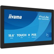 iiyama TW1623AS-B3P Écran d'affichage dynamique Écran plat interactif 39,6 cm (15.6") LED Wifi 450 cd/m² Full HD Noir Écran tactile Intégré dans le processeur Android 24/7
