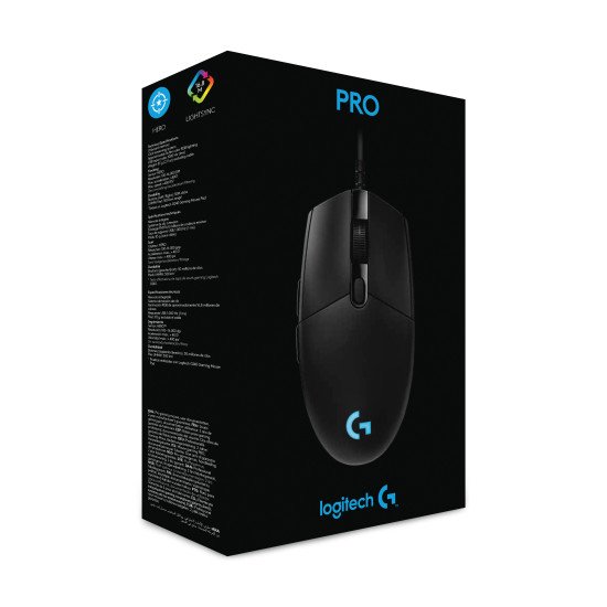 Logitech PRO HERO souris USB Optique 16000 DPI Droitier