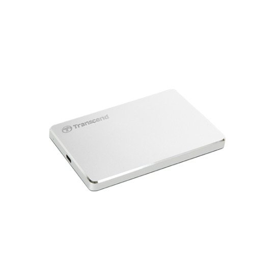 Transcend StoreJet 25C3S disque dur externe 1 To Argent