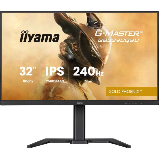 iiyama G-MASTER GB3290QSU-B1 écran PC 80 cm (31.5") 2560 x 1440 pixels 2K Ultra HD LED Noir iiyama G-MASTER GB3290QSU-B1 écran PC 80 cm (31.5") 2560 x 1440 pixels 2K Ultra HD LED Noir