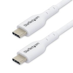 StarTech.com Câble de Charge USB-C de 1m, Charge et Synchronisation, 60W (3A) PD, Câble de Charge USB 2.0 pour Ordinateur Portable - Cordon de Charge USB C Blanc StarTech.com Câble de Charge USB-C de 1m, Charge et Synchronisation, 60W (3A) PD, Câble de Charge USB 2.0 pour Ordinateur Portable - Cordon de Charge USB C Blanc
