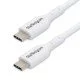 StarTech.com Câble de Charge USB-C de 2m, Charge et Synchronisation, 60W (3A) PD, Câble de Charge USB 2.0 pour Ordinateur Portable - Cordon de Charge USB C Blanc StarTech.com Câble de Charge USB-C de 2m, Charge et Synchronisation, 60W (3A) PD, Câble de Charge USB 2.0 pour Ordinateur Portable - Cordon de Charge USB C Blanc