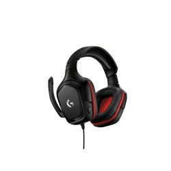 Logitech G G332 Casque Arceau Noir, Rouge