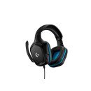 Logitech G G432 Casque Arceau Noir, Bleu