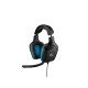 Logitech G G432 Casque Arceau Noir, Bleu