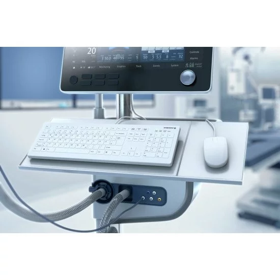 CHERRY AK-C8112 clavier Médical USB QWERTZ Allemand Blanc CHERRY AK-C8112 clavier Médical USB QWERTZ Allemand Blanc