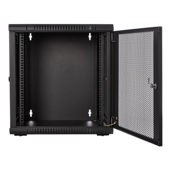 V7 RMWC12UV450-1E étagère 12U Rack monté sur le mur Noir V7 RMWC12UV450-1E étagère 12U Rack monté sur le mur Noir