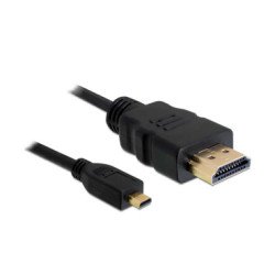 DeLOCK 4043619826643 câble HDMI 2 m HDMI Type A (Standard) HDMI Type D (Micro) Noir DeLOCK 4043619826643 câble HDMI 2 m HDMI Type A (Standard) HDMI Type D (Micro) Noir