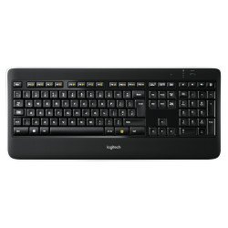 Logitech K800 clavier RF sans fil QWERTY Italien Noir
