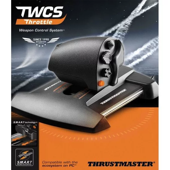 Thrustmaster TWCS Throttle Joystick PC Analogique USB Noir Thrustmaster TWCS Throttle Joystick PC Analogique USB Noir