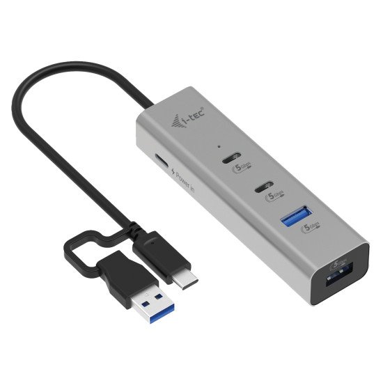 i-tec Metal Universal Charging HUB 2xUSB-C + 2x USB-A Port + Power Delivery 85W i-tec Metal Universal Charging HUB 2xUSB-C + 2x USB-A Port + Power Delivery 85W