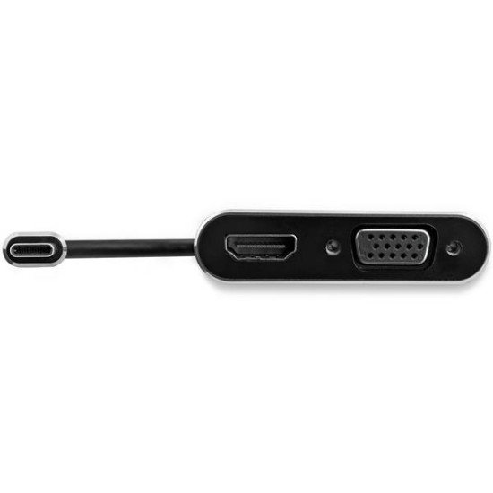 StarTech.com Adaptateur multiport AV numérique USB-C - VGA et HDMI