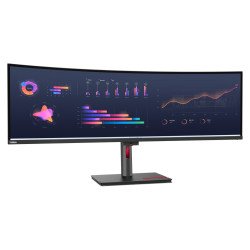 Lenovo ThinkVision P49w-30 LED display 124,5 cm (49") 5120 x 1440 pixels DQHD Noir Lenovo ThinkVision P49w-30 LED display 124,5 cm (49") 5120 x 1440 pixels DQHD Noir