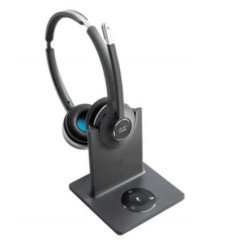 Cisco 562 Casque audio Bandeau Binaural Noir, Gris