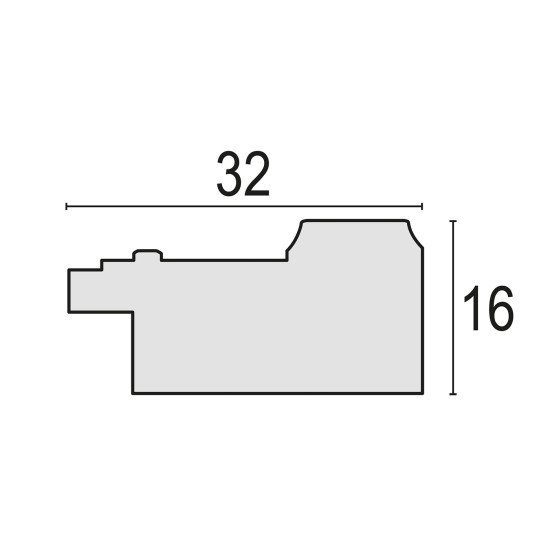 ZEP PM234W cadre photos Cadre pour une seule photo Blanc