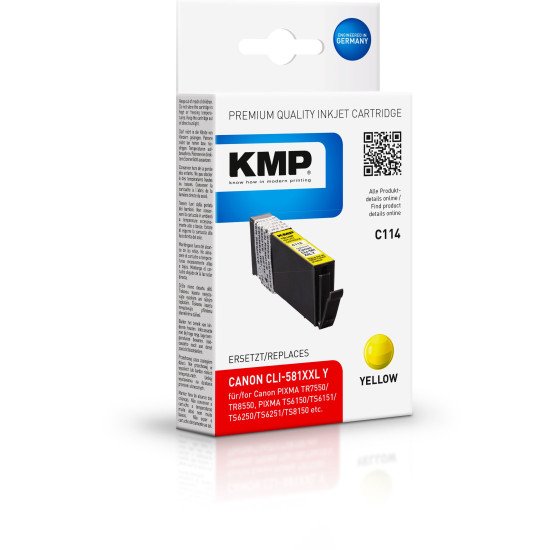 KMP 1578,0209 cartouche d'encre 1 pièce(s) Compatible Rendement extra (super) élevé Jaune