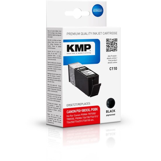 KMP 1576,0201 cartouche d'encre 1 pièce(s) Compatible Rendement extra (super) élevé Noir