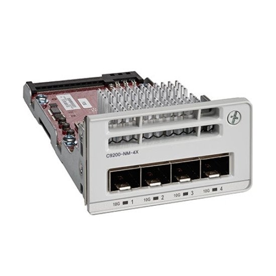 Cisco C9200-NM-4X= module de commutation réseau 10 Gigabit Ethernet, Gigabit Ethernet
