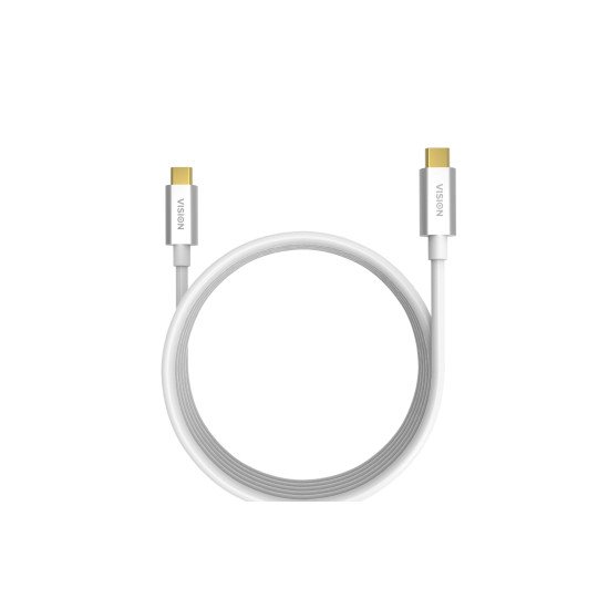 Vision TC 4MUSBC câble USB 4 m 3.2 Gen 2 (3.1 Gen 2) USB C Blanc