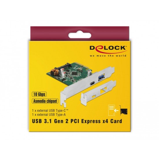 DeLOCK 90299 carte et adaptateur d'interfaces Interne USB 3.2 Gen 1 (3.1 Gen 1)