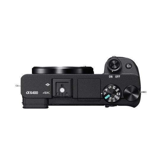 Sony α 6400 + SELP1650 MILC 24,2 MP CMOS 6000 x 4000 pixels Noir