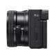 Sony α 6400 + SELP1650 MILC 24,2 MP CMOS 6000 x 4000 pixels Noir