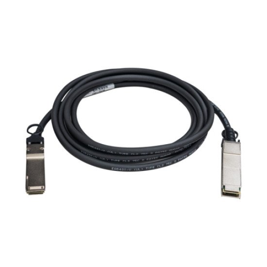 QNAP CAB-NIC40G30M-QSFP câble d'InfiniBand 3 m QSFP+ Noir