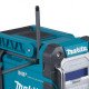 Makita DMR112 enceinte portable Enceinte portable stéréo Noir, Turquoise 4,9 W