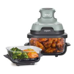 Ninja CRISPi Unique 3,8 L 1700 W Friteuse d'air chaud Vert, Gris, Transparent Ninja CRISPi Unique 3,8 L 1700 W Friteuse d'air chaud Vert, Gris, Transparent