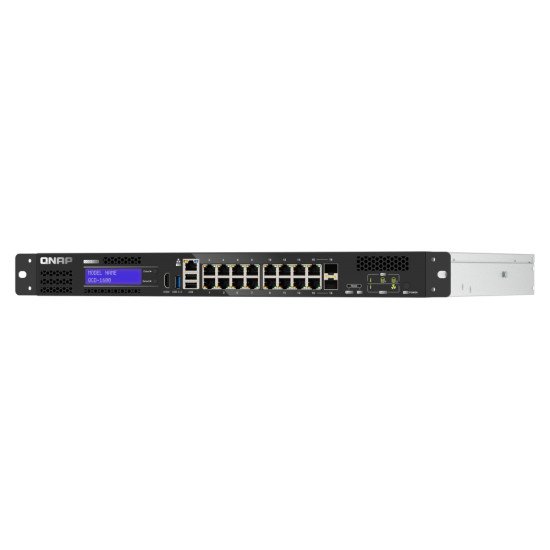 QNAP QGD-1600 Géré Gigabit Ethernet (10/100/1000) 1U Noir, Gris