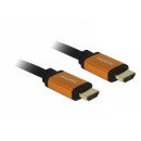 DeLOCK 85728 câble HDMI 1,5 m HDMI Type A (Standard) Noir, Or