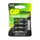 GP Batteries Lithium Primary AAA Batterie à usage unique Alcaline GP Batteries Lithium Primary AAA Batterie à usage unique Alcaline